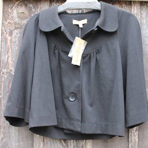 Crop Cardigan Black Sweater NWT